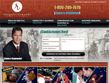 Tablet Screenshot of abogadoraymundo.com